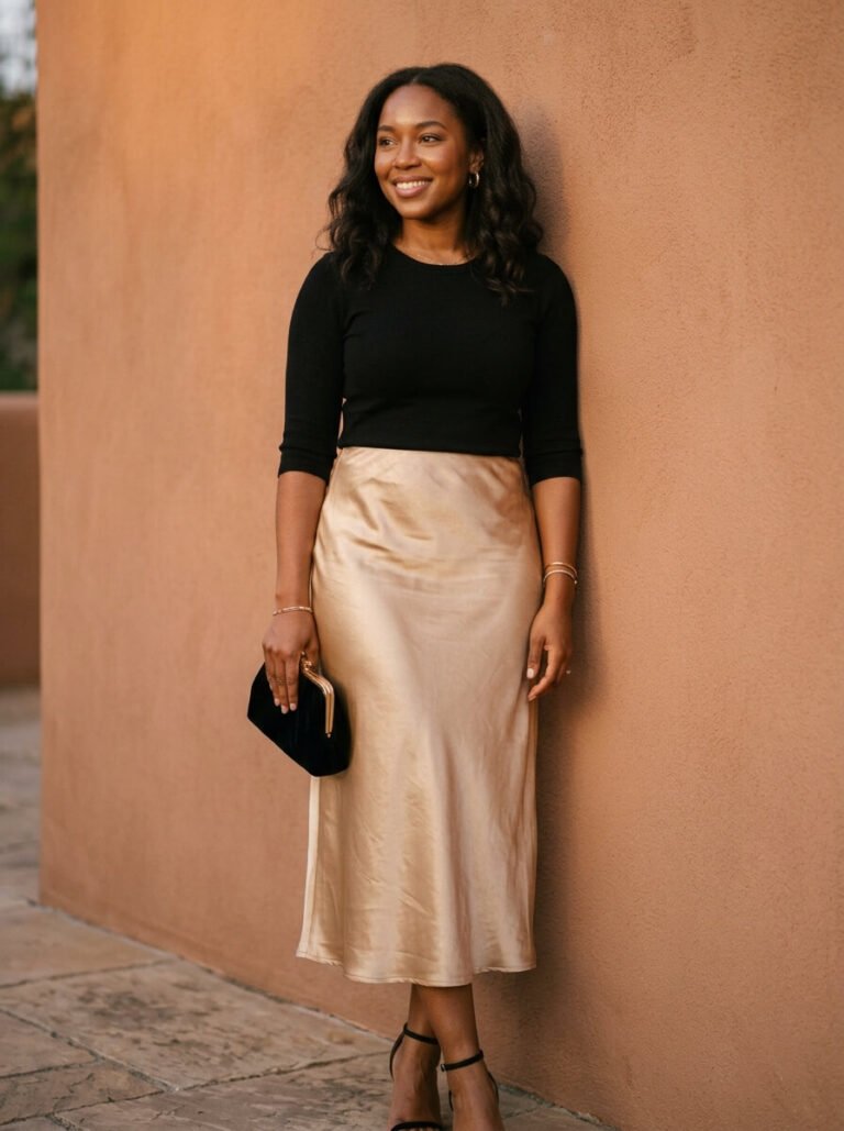 10+ Gold Date Night Outfits For Black Women